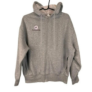 Alo Yoga Gray Hoodie jacket Full Zip Size S